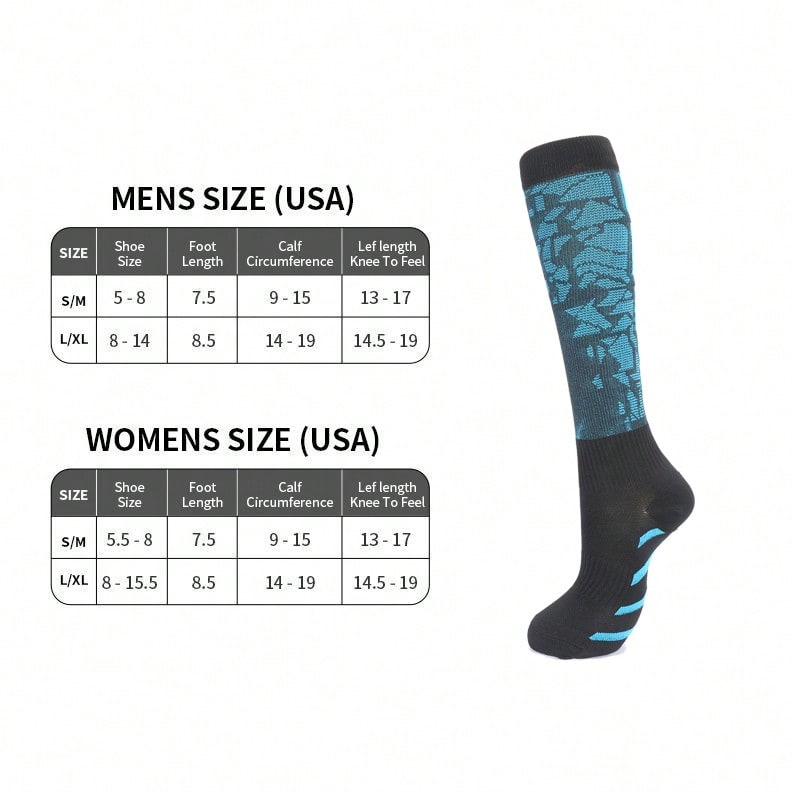 3 Pairs Unisex Compression Ankle Sports Socks, Knit Tight Fit Calf Sleeve For Outdoor Running, Training, Ball Sports