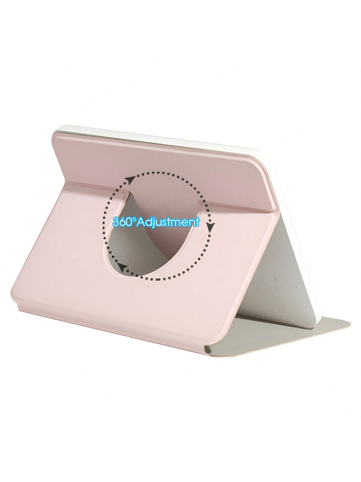 1pc Portable USB Rechargeable Square Makeup Mirror Light,LED Vanity Light,Adjustable Brightness Cosmetic Mirror Light,Touch Control Luminous Mirror,Indoor Desktop Makeup Mirror