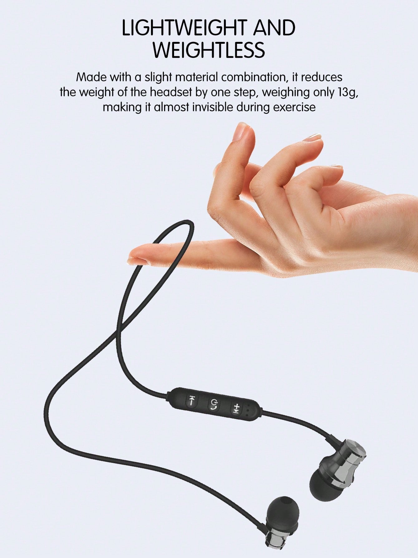 1pc Neckband Wireless Headset