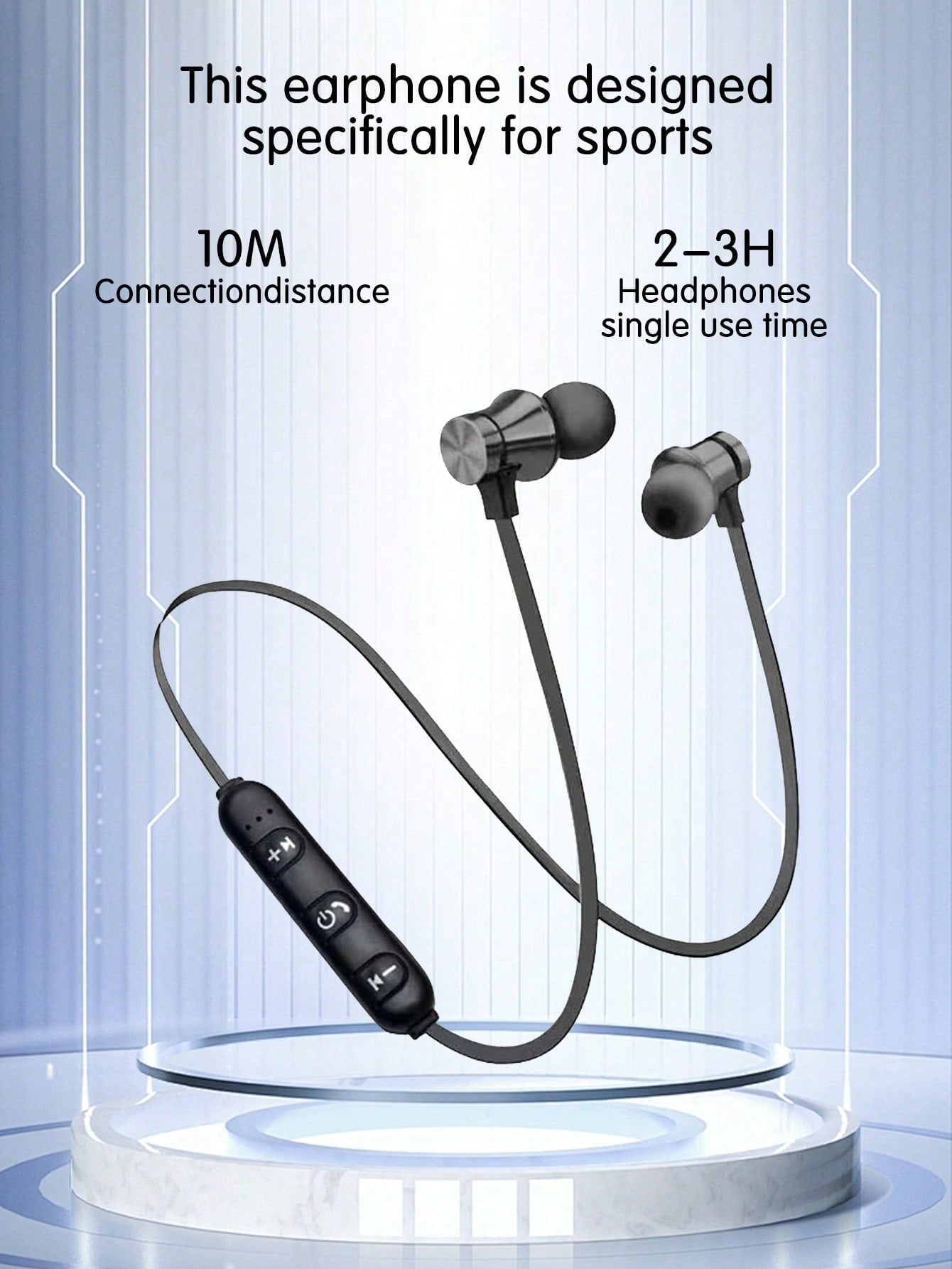 1pc Neckband Wireless Headset