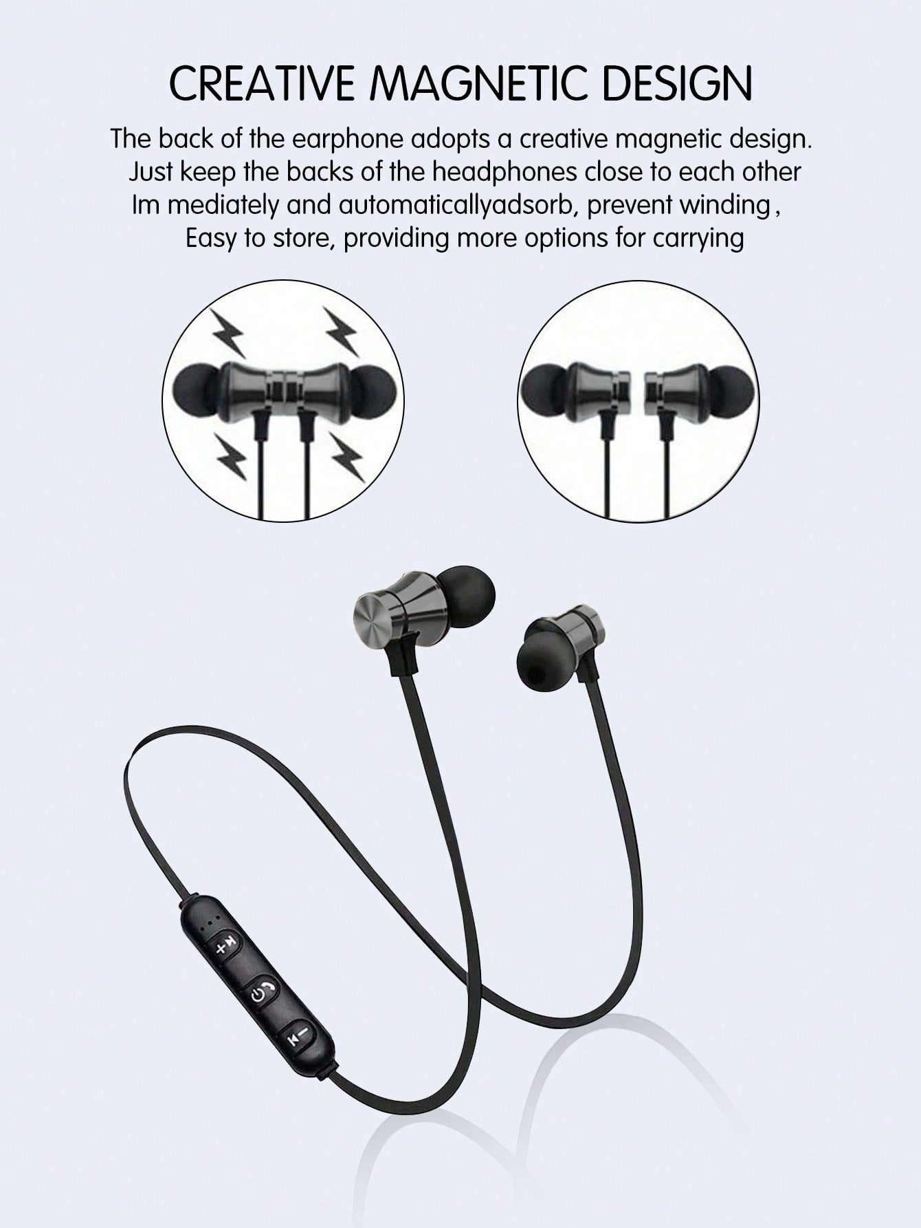 1pc Neckband Wireless Headset