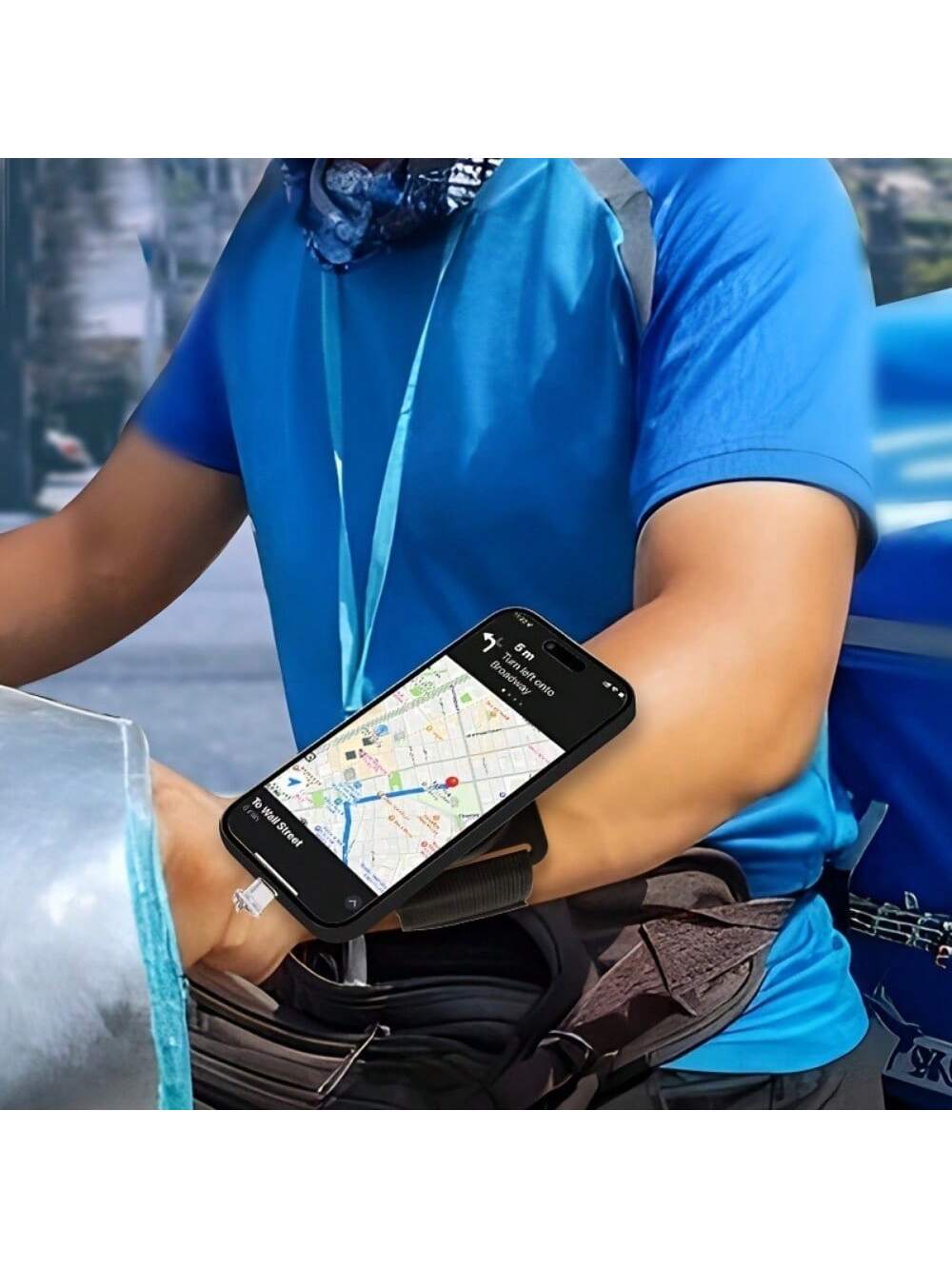 Multi Functional Magnetic Wristband Phone Holder - Suitable For Live Streaming, Gym Workouts, And Outdoor Cycling