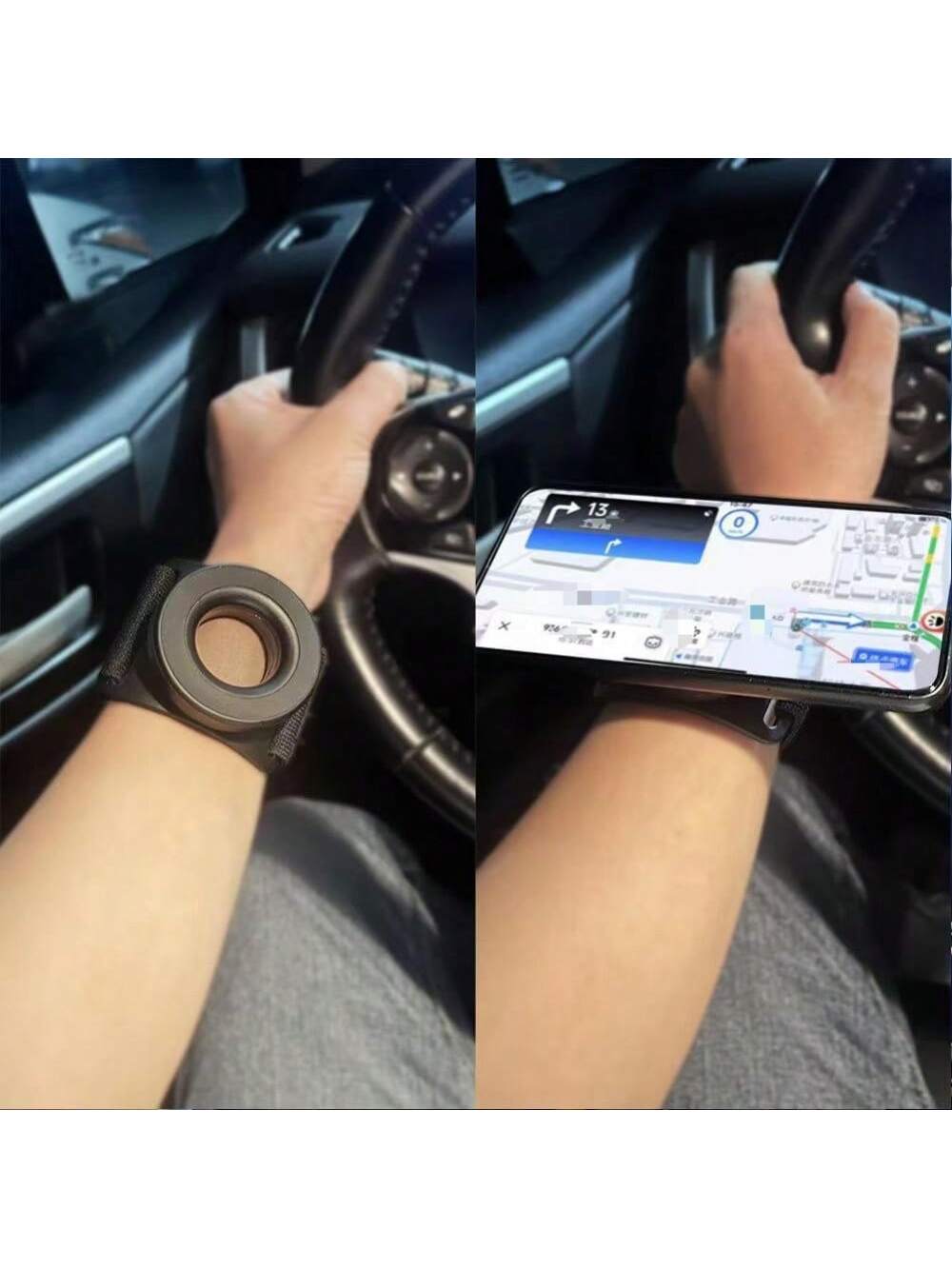 Multi Functional Magnetic Wristband Phone Holder - Suitable For Live Streaming, Gym Workouts, And Outdoor Cycling