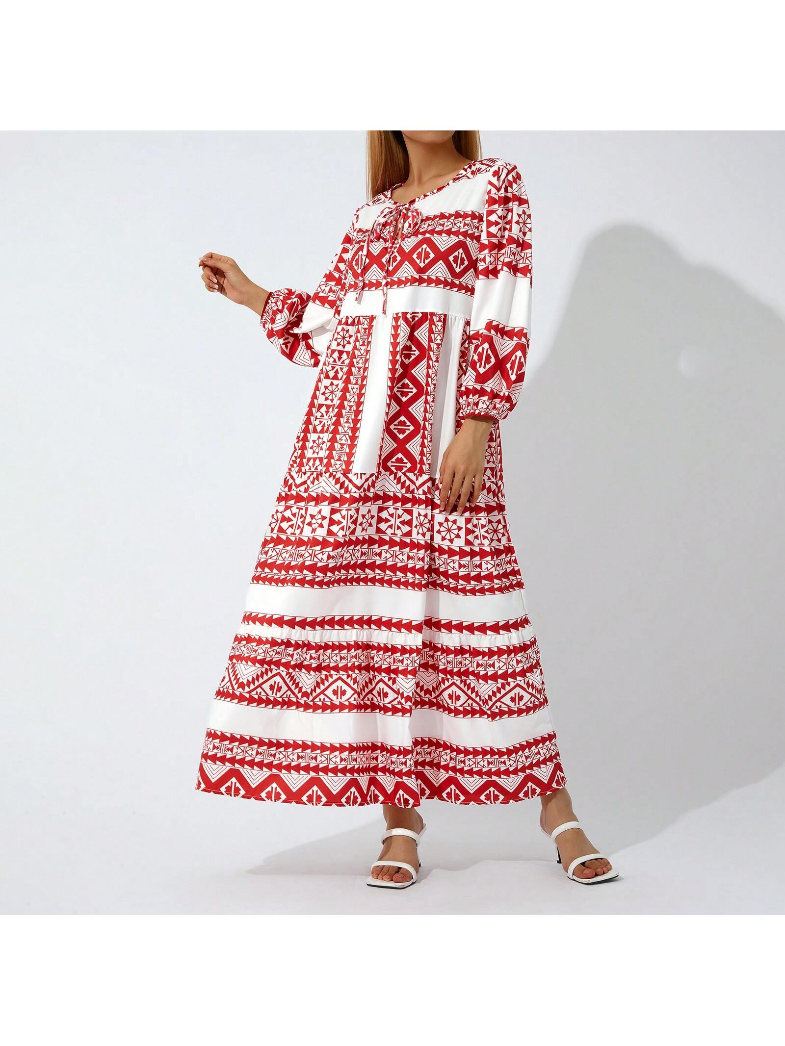 Women's Summer Casual Maxi Dress Bohemian Floral V Neck Puff Short Sleeve Beach Tiered Sundress Long Swing Dress