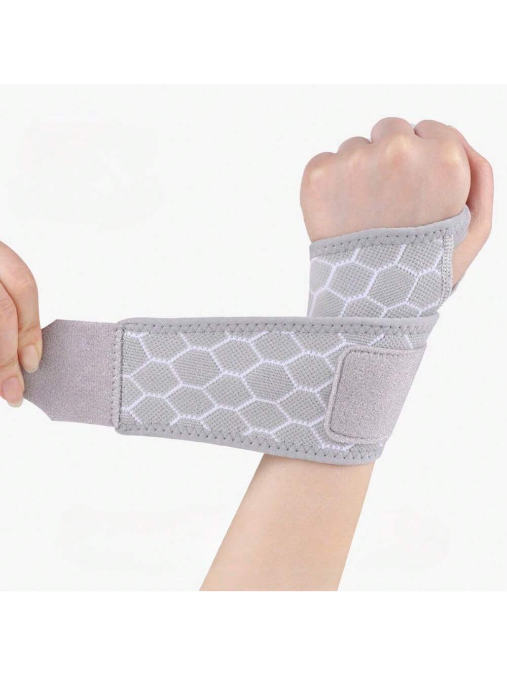 1pc Sports Fitness Wrist Wrap, Breathable Badminton Wrist Support Sleeve, Tendon Sheath Hand Protective Bandage Strap Equipment