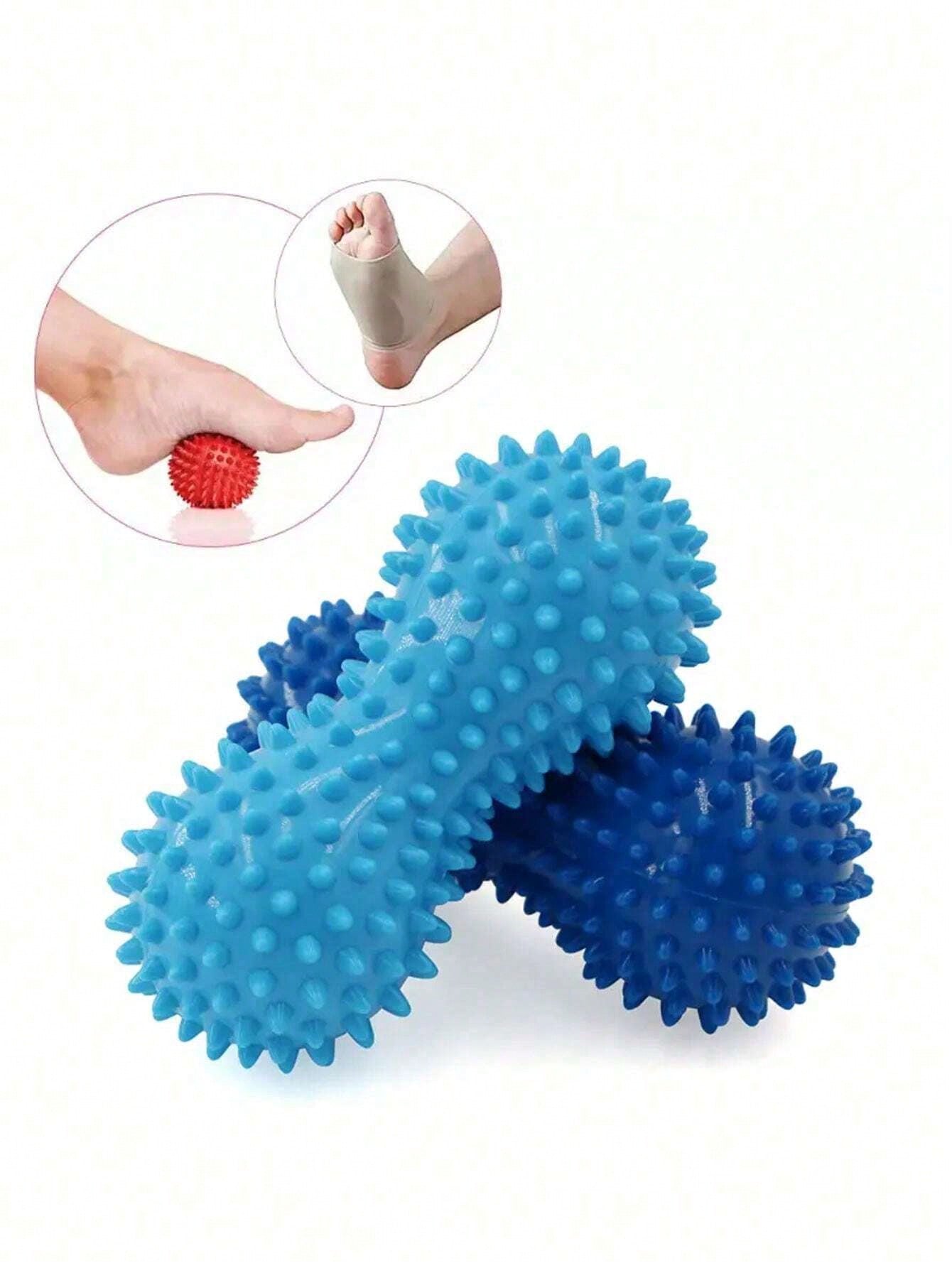 1 Pc Peanut Massage Balls, Foot Massage Roller Spiked Balls For Deep Tissue Massage, Muscle Relaxation, Peanut Foot Massage Balls, Muscle Relaxation Balls - Great For Shoulders, Neck And Back,