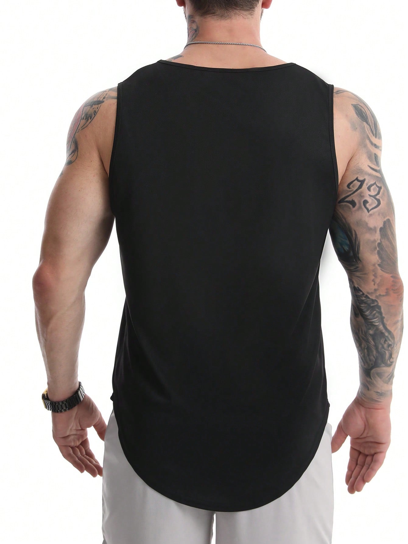 Boyfriend Style Men Summer Quick Dry Moisture Wicking Breathable Sports Tank Top