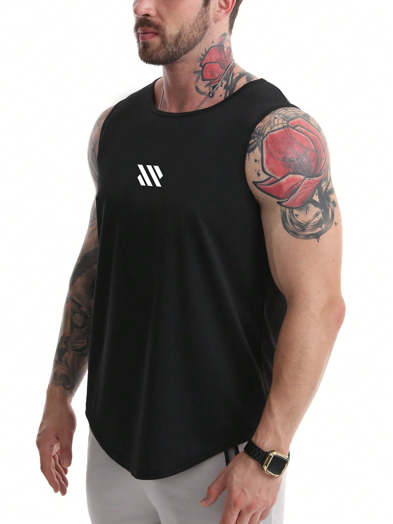 Boyfriend Style Men Summer Quick Dry Moisture Wicking Breathable Sports Tank Top