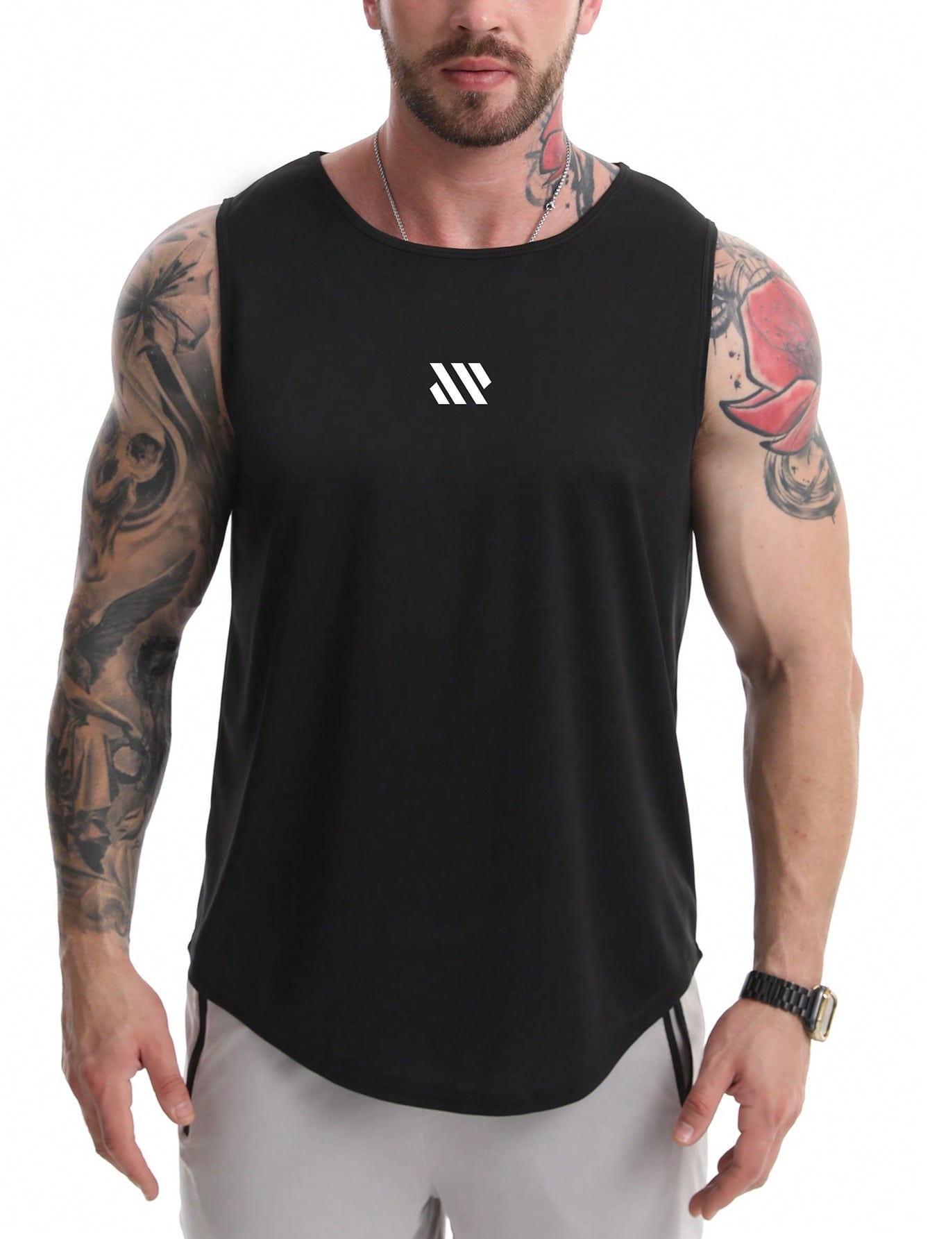 Boyfriend Style Men Summer Quick Dry Moisture Wicking Breathable Sports Tank Top