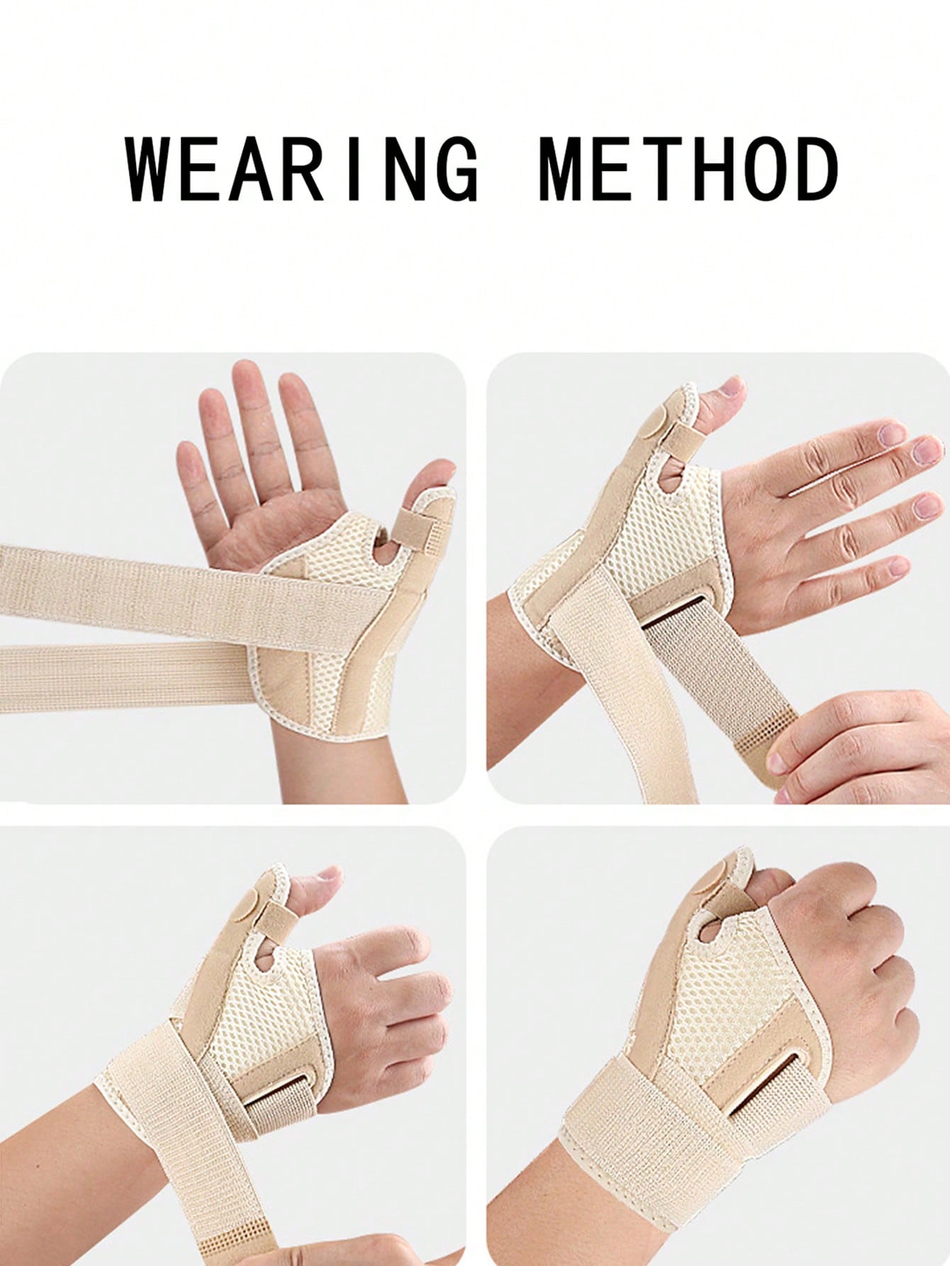 Men Sports Wrist,Unisex Wrist Breathable Strap Fixed Thumb Support Wrist Strap Tendon Sheath Pressure Gloves