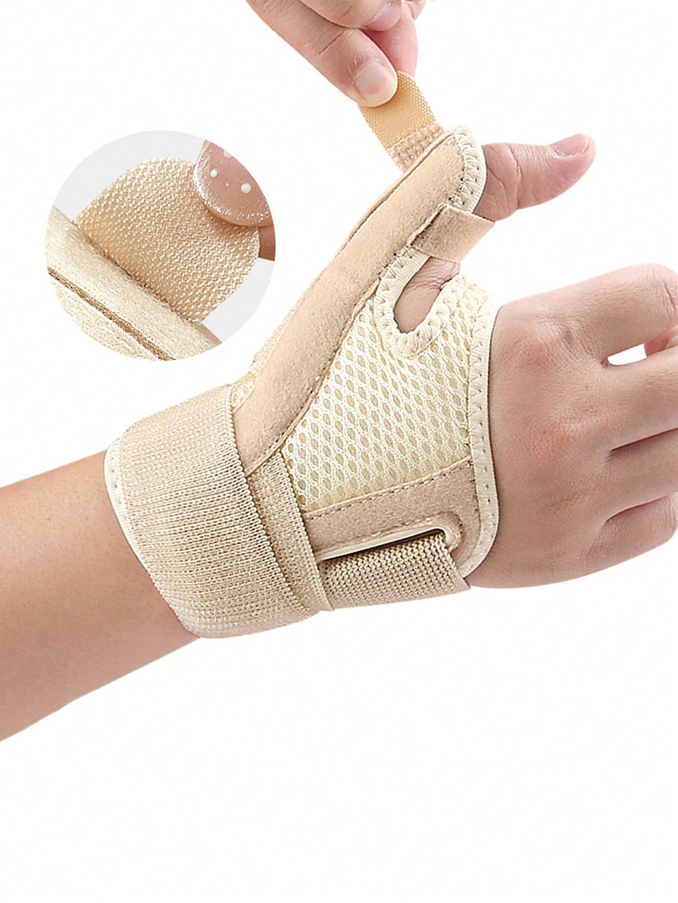 Men Sports Wrist,Unisex Wrist Breathable Strap Fixed Thumb Support Wrist Strap Tendon Sheath Pressure Gloves