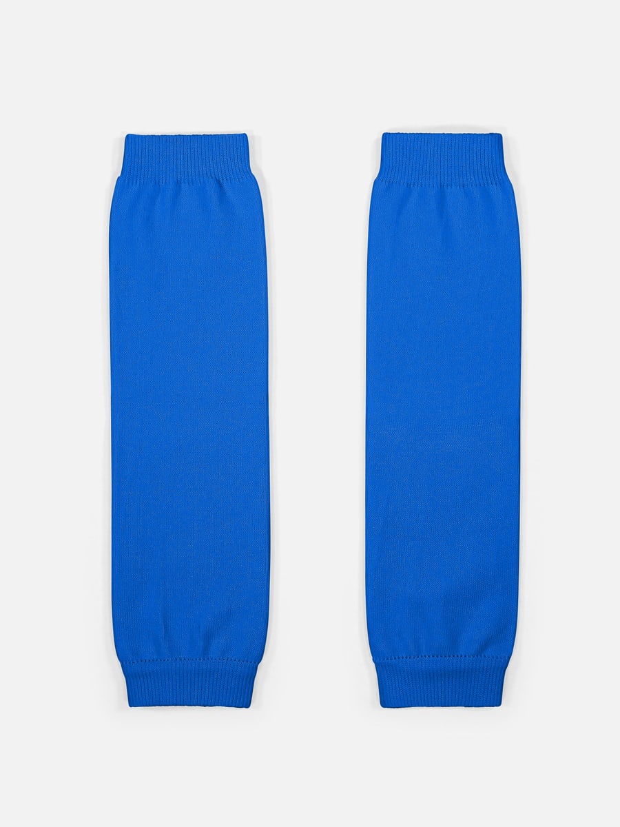 Hue Blue Knitted Compression Calf Sleeves