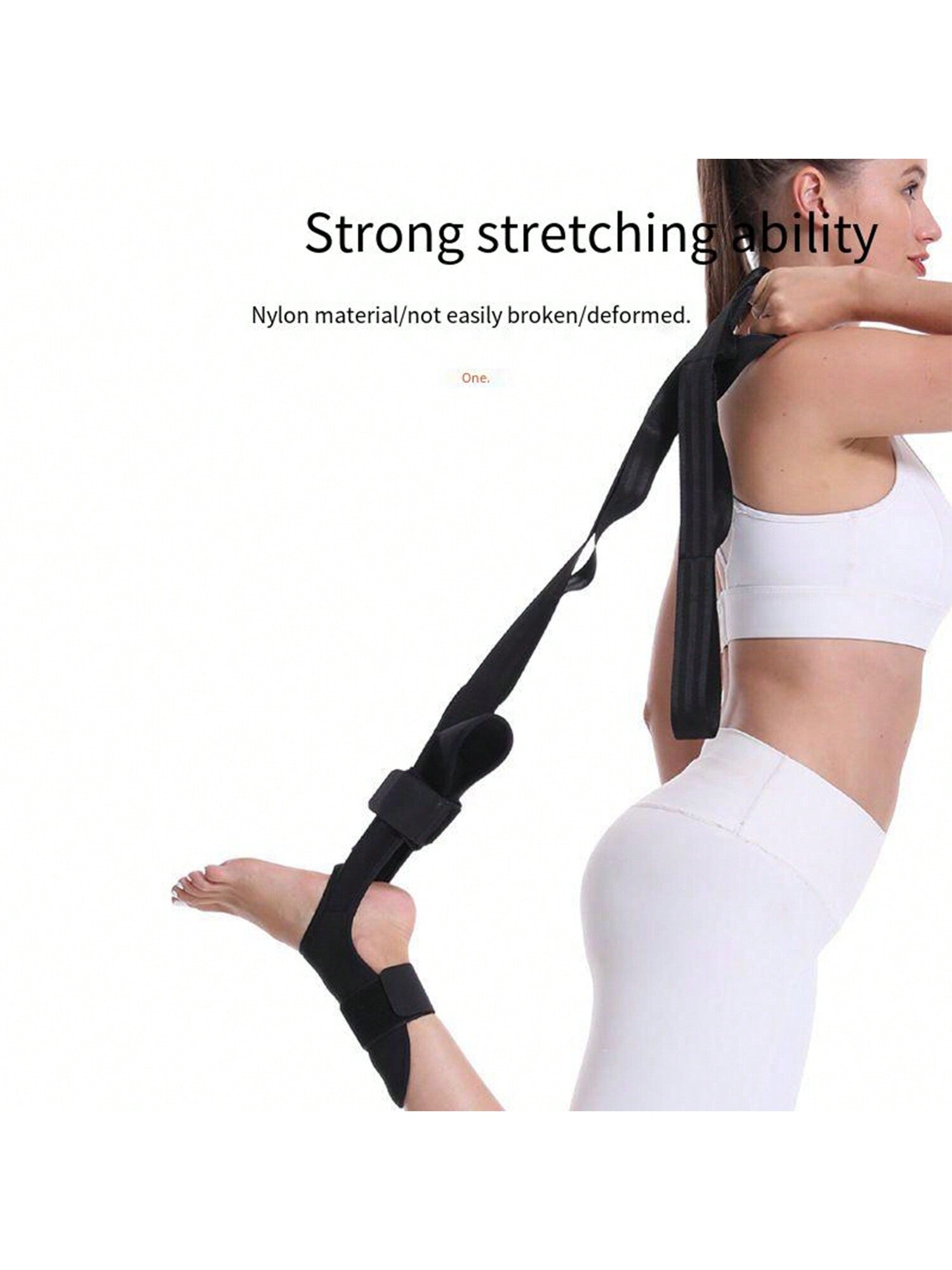 Adjustable Elastic Nylon Band For Calf Stretching, Flexible Hamstring Stretcher, Portable Sports Ligament Equipment