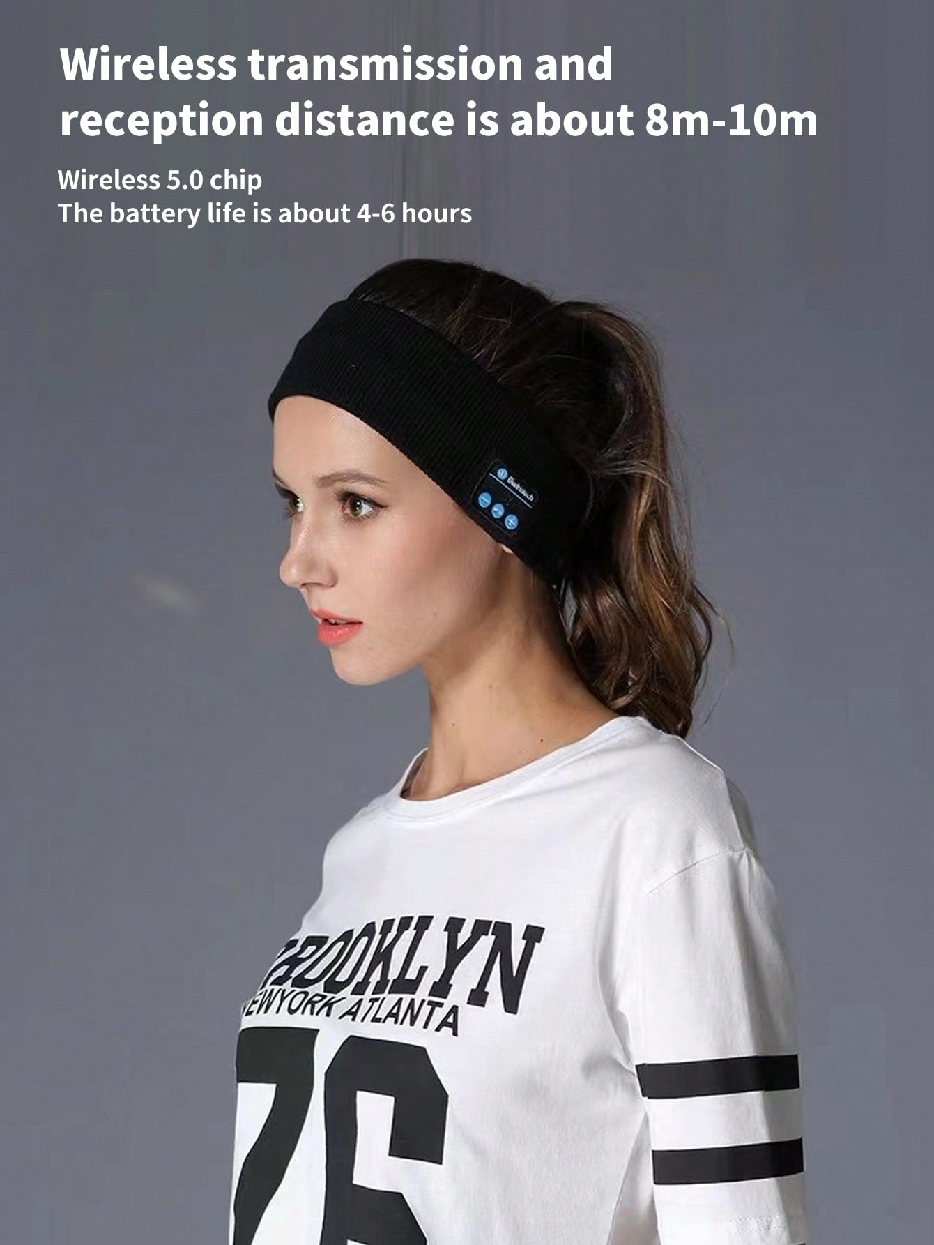 Pancoat Outdoor Sports Headband With Wireless Earphones