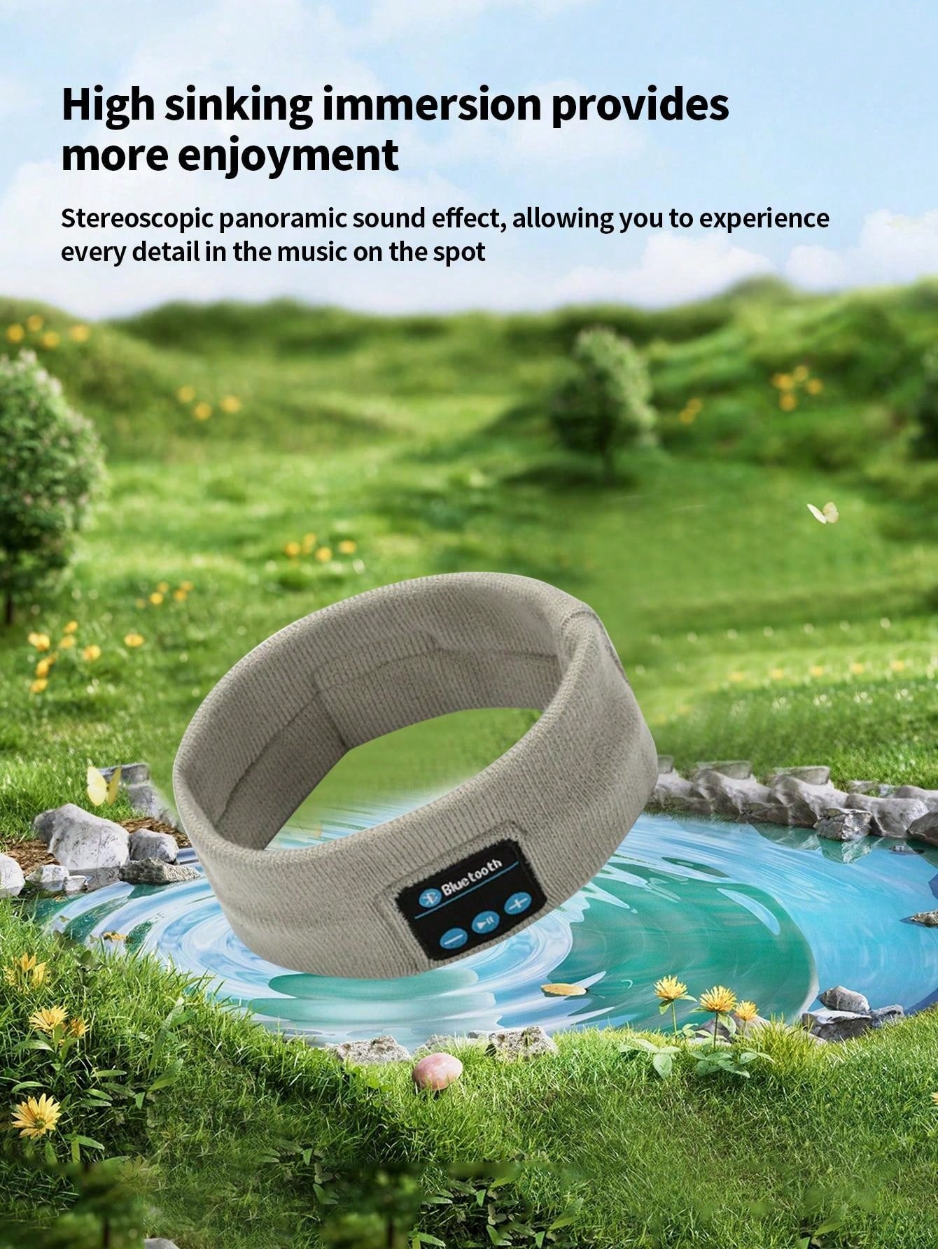 Pancoat Outdoor Sports Headband With Wireless Earphones