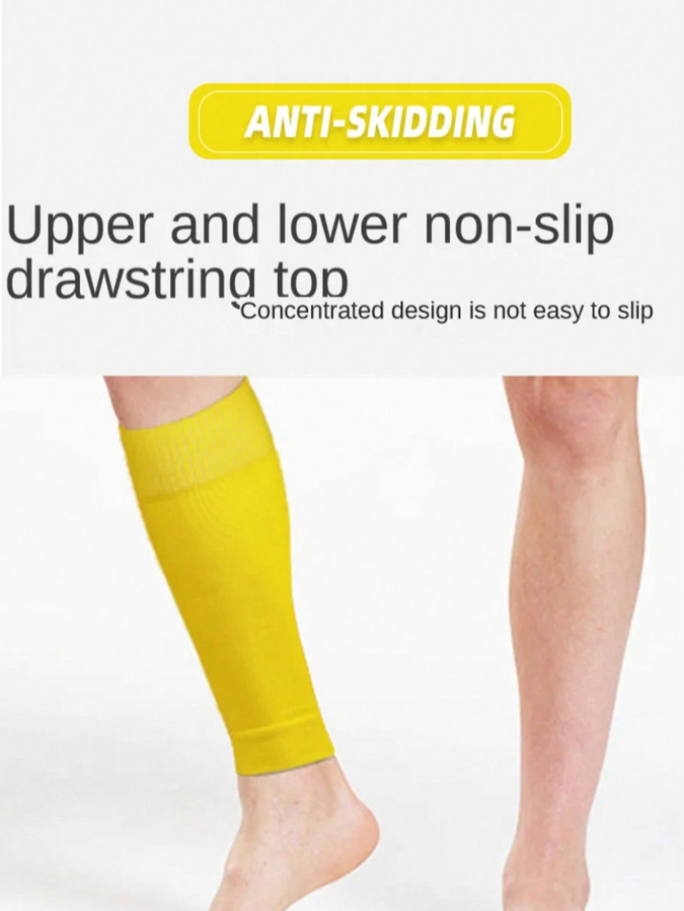 Professional Football Compression Leg Sleeves, Single Layer Leg Protectors, Sports Training