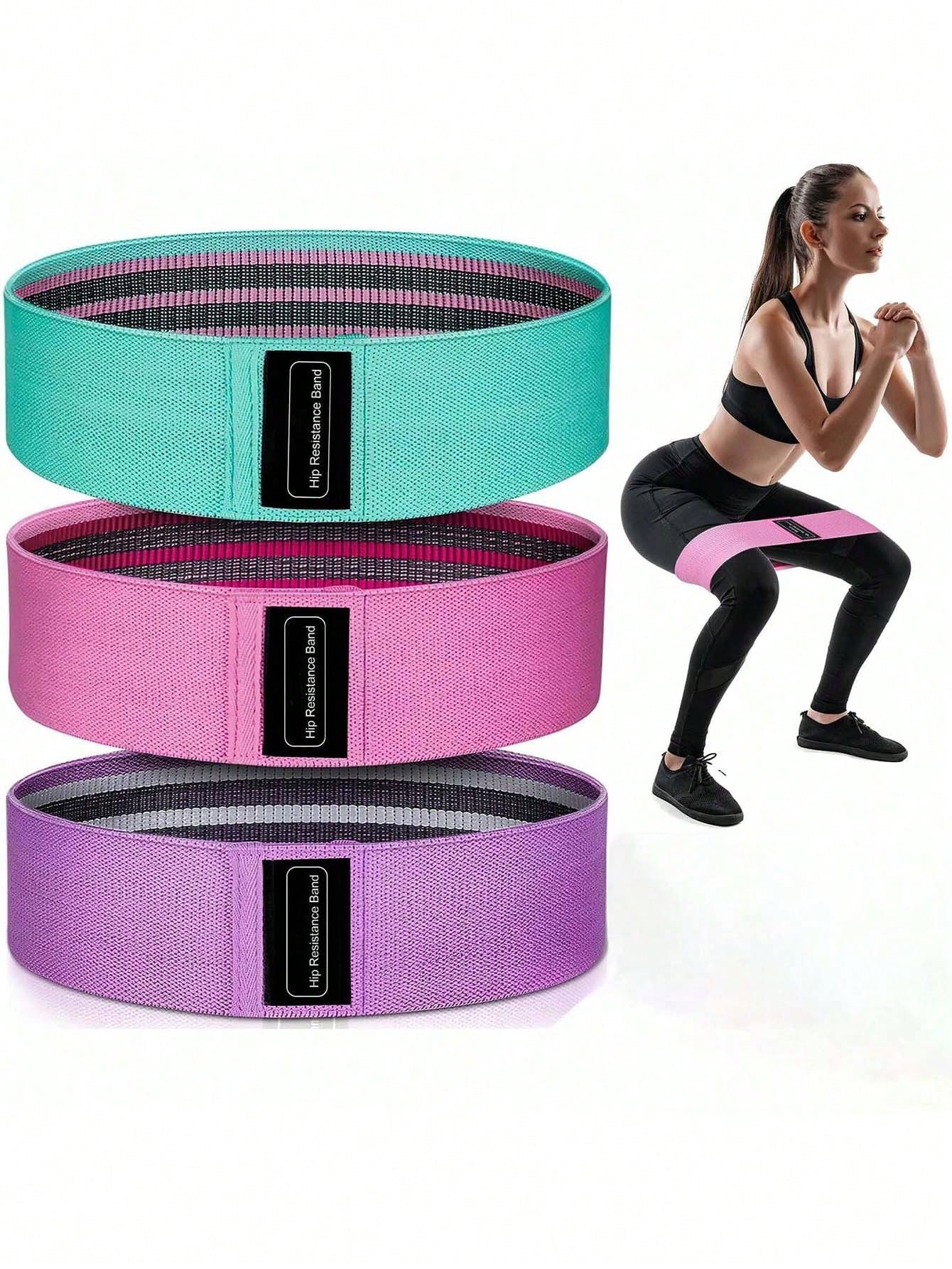 Resistance Bands, Exercise Workout Bands For Women And Men, Stretch Bands For Booty Legs, Pilates Flexbands