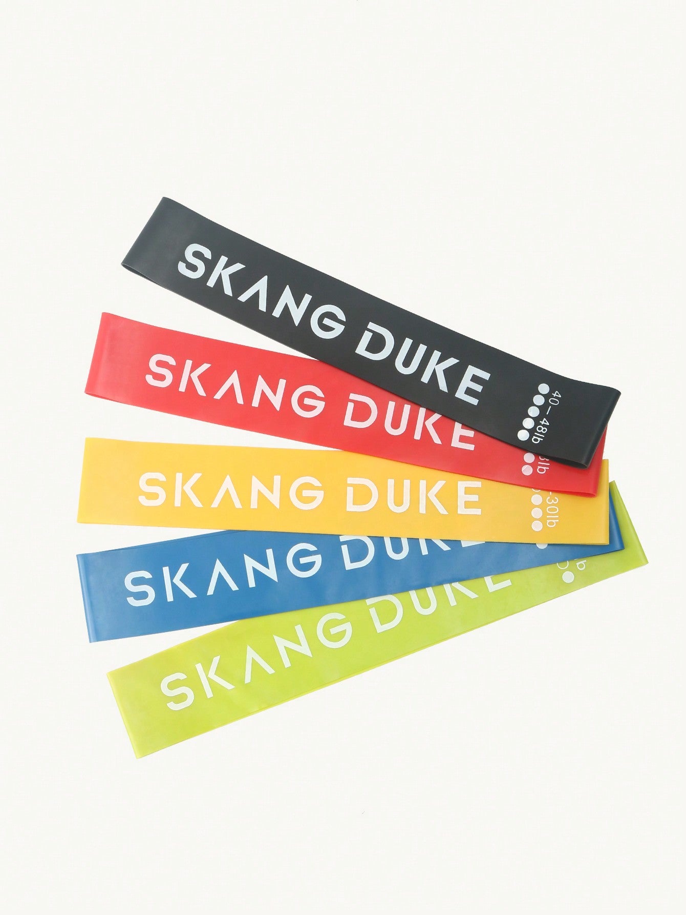 SKANG DUKE 5PCS For A Set Resistance Band , Exercise Workout Loop Bands For Women Exercise Butt/Legs/Arm, Yoga