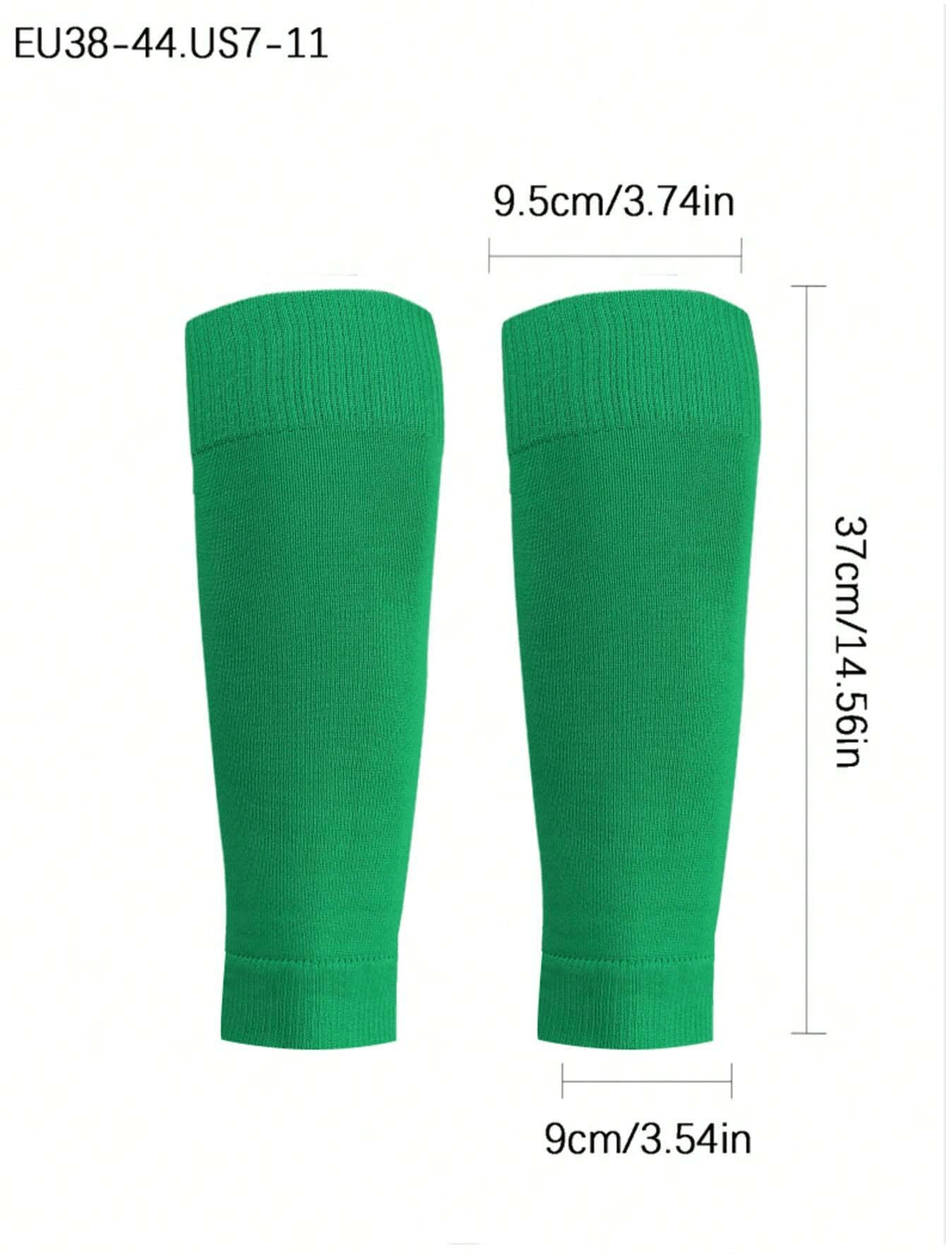 Professional Football Leg Warmers, Training Sports Match Protective Leg Sleeve, Single Layer Leg Sleeve, Men's Compression Football Leg Sleeve, Breathable Football Knit Leg Warmers, Moisture-Wicking Olive Green