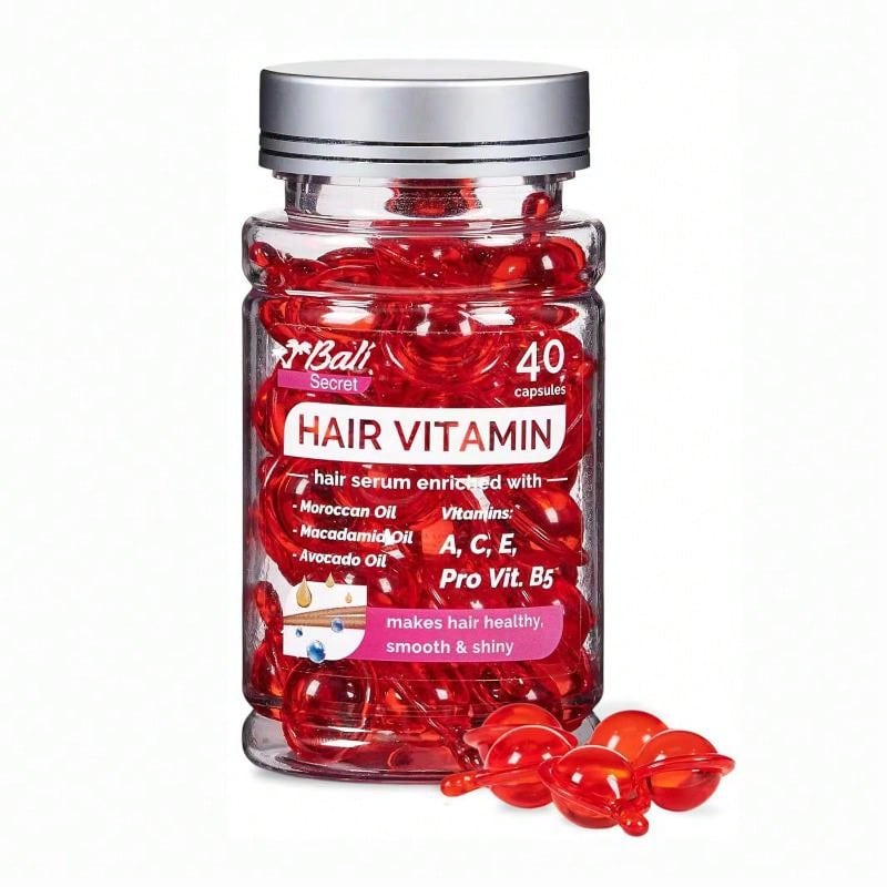 Bali Secret Hair Treatment Serum 40 Capsules - No Rinse With Argan Macadamia