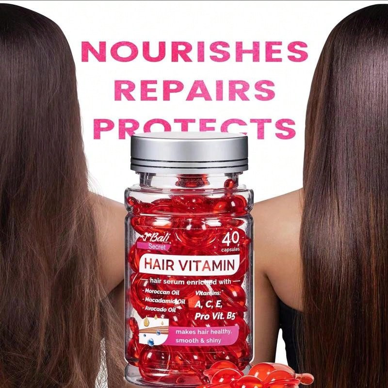 Bali Secret Hair Treatment Serum 40 Capsules - No Rinse With Argan Macadamia