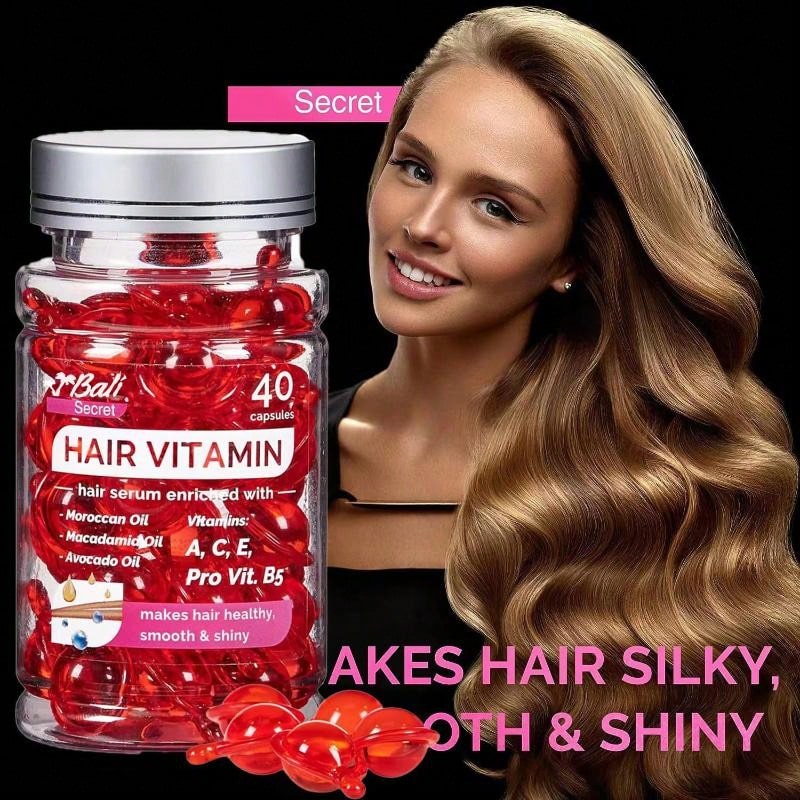 Bali Secret Hair Treatment Serum 40 Capsules - No Rinse With Argan Macadamia