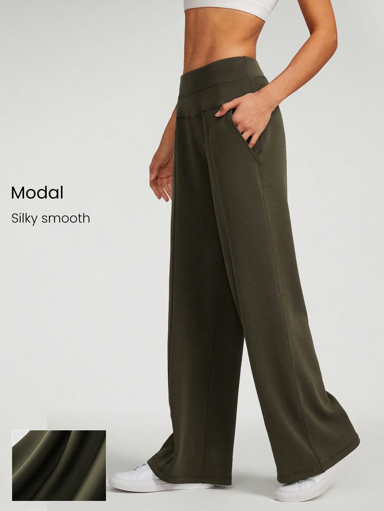 GLOWMODE Modal Silk Touch Relaxed Lounge Pants Fall