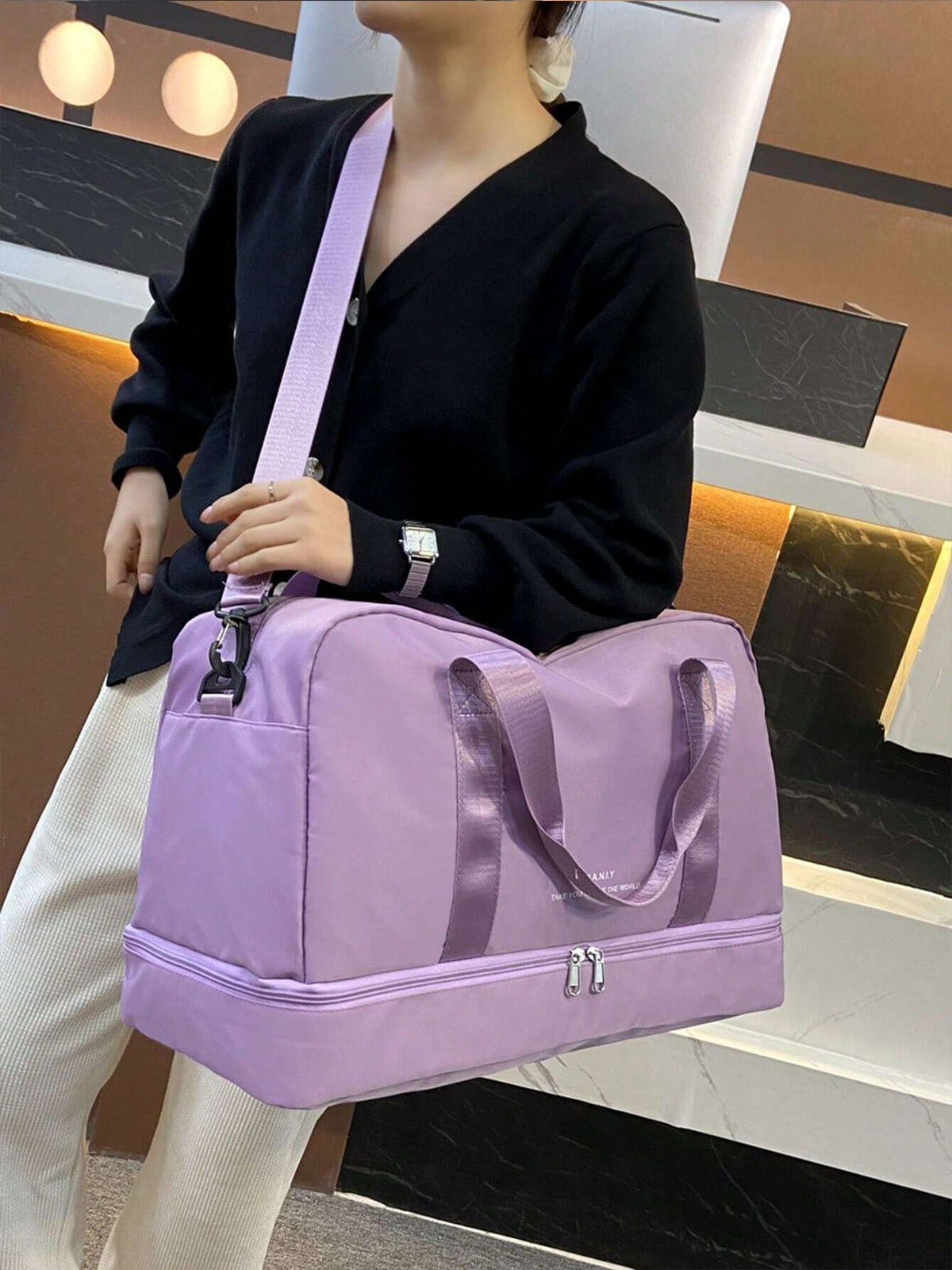 Unisex Casual Fashion Travel Bag Large Capacity Storage Bag Multifunctional Camping Bag