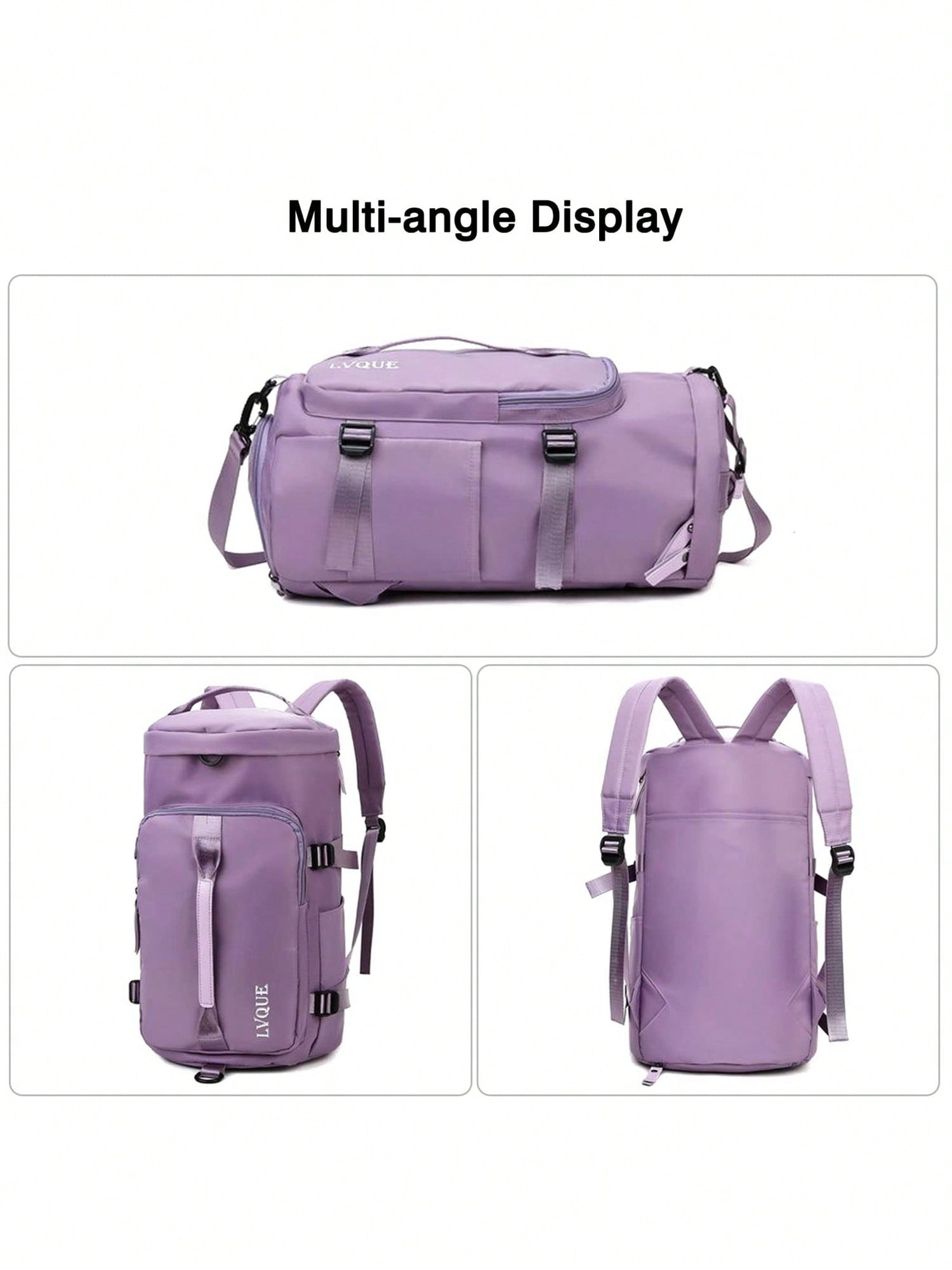 Unisex Travel Bag Daily Storage Portable Handbag Large Capacity Storage Bag Practical Multifunctional Fitness Bag