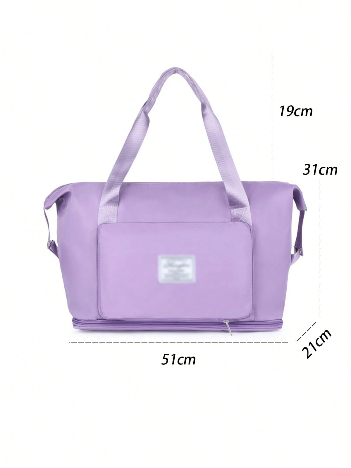 Unisex Large Capacity Short Distance Travel Bag Practical Boarding Bag Gym Bag Foldable Hand Luggage Bag