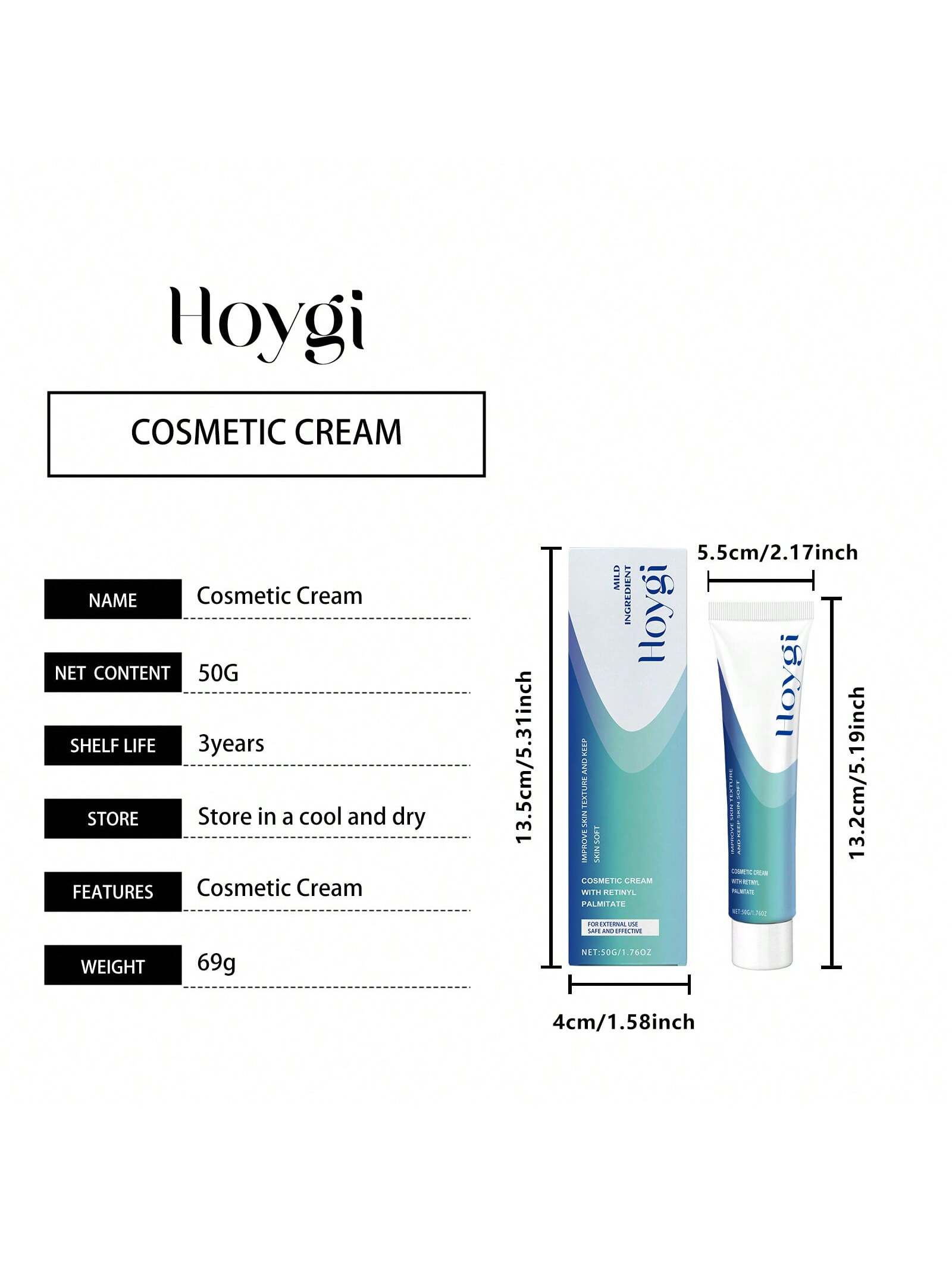 4 Bottles Hoygi Retinol Cream – Hydrating, Moisturizing, Nourishes Skin, Contains Retinyl Palmitate, Vitamin E, And Vitamin C For Smooth, Soft Skin