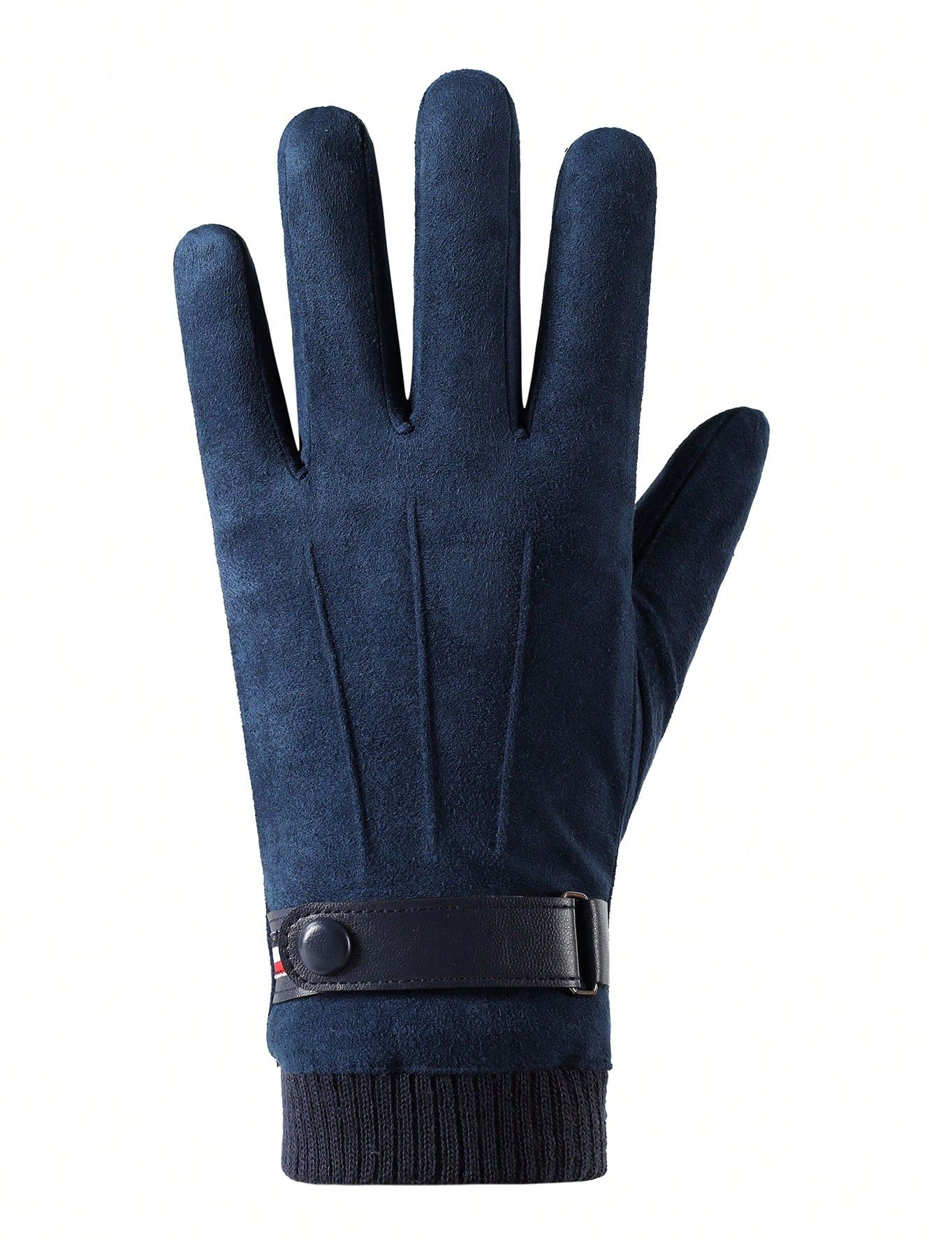 Winter Suede Gloves Men's Outdoor Cycling Cycling Padded Warm Comfortable Students Korean Windproof Touch Screen Gloves