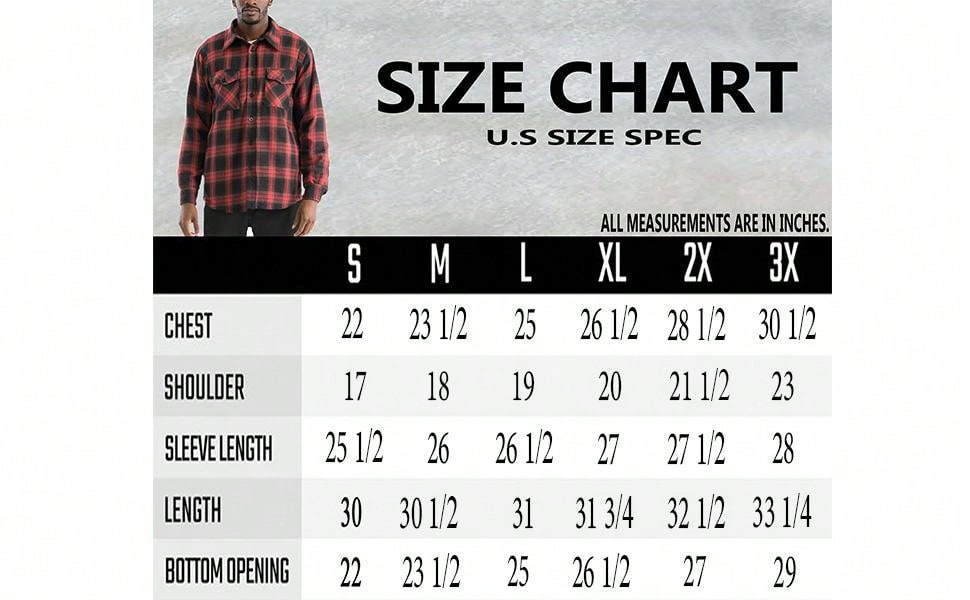 Mens Quilted Long Sleeve Flannel Shacket Jacket
