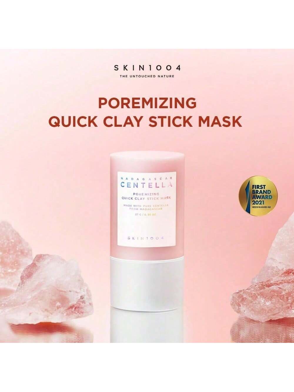 Madagascar Centella Poremizing Quick Clay Stick Mask 27g