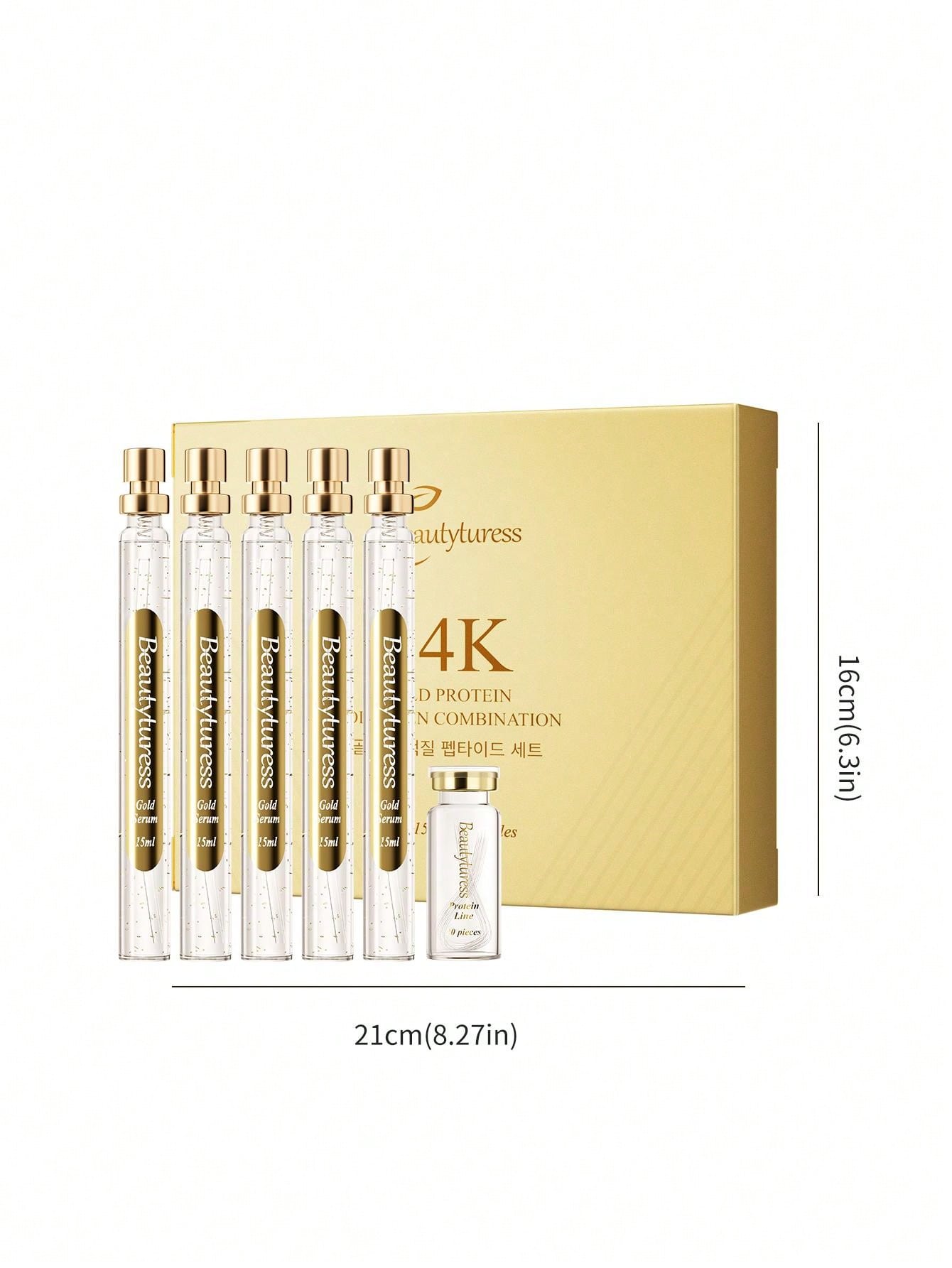 Golden Collagen Skincare Set - Reduces Fine Lines, Tightens, Refines Pores, Hydrates