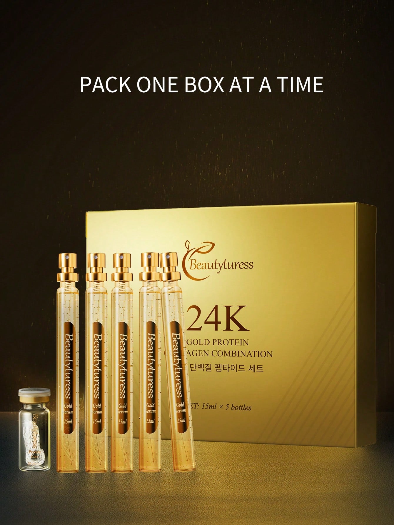 Golden Collagen Skincare Set - Reduces Fine Lines, Tightens, Refines Pores, Hydrates