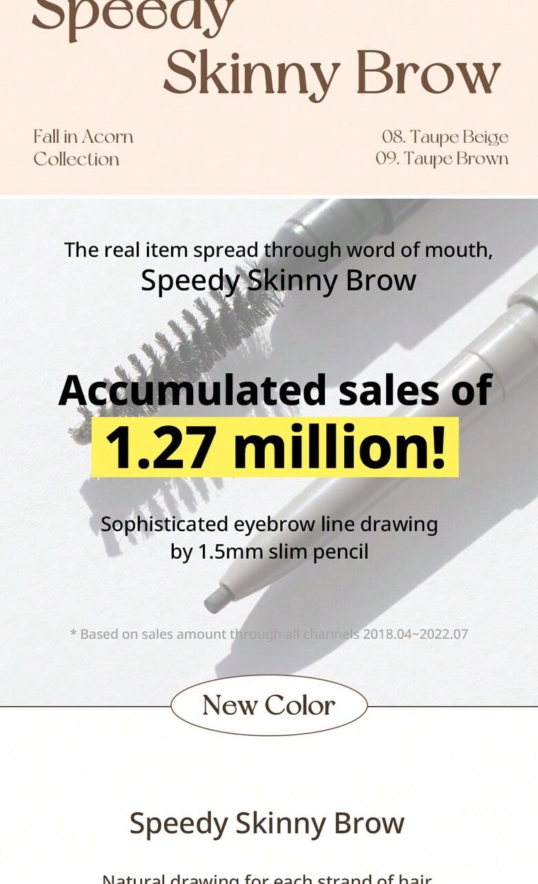 Peripera Speedy Skinny Brow 0.05g