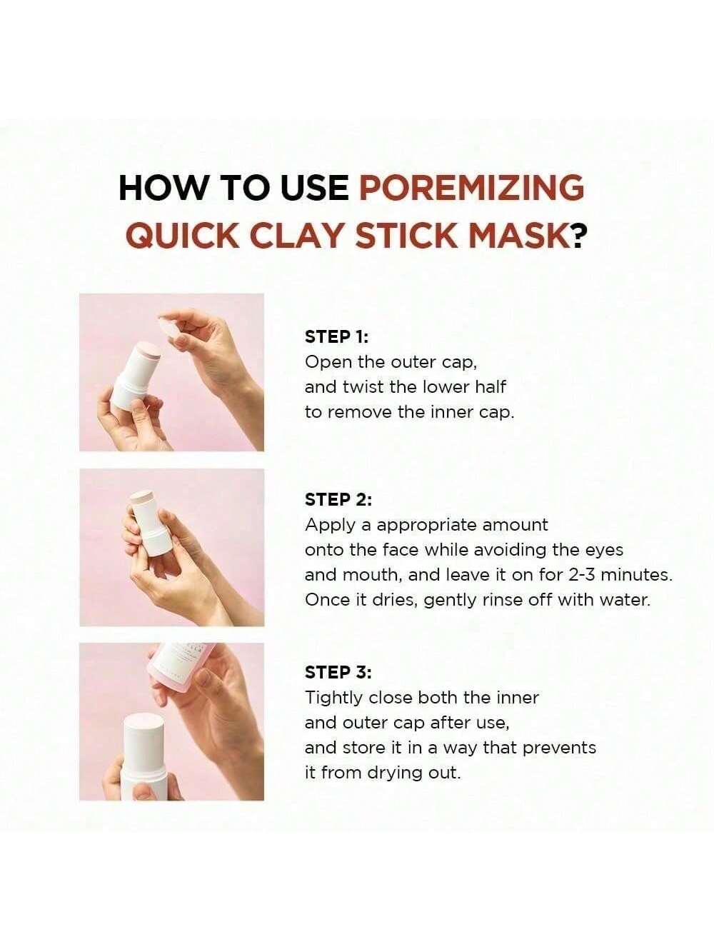 Madagascar Centella Poremizing Quick Clay Stick Mask 27g