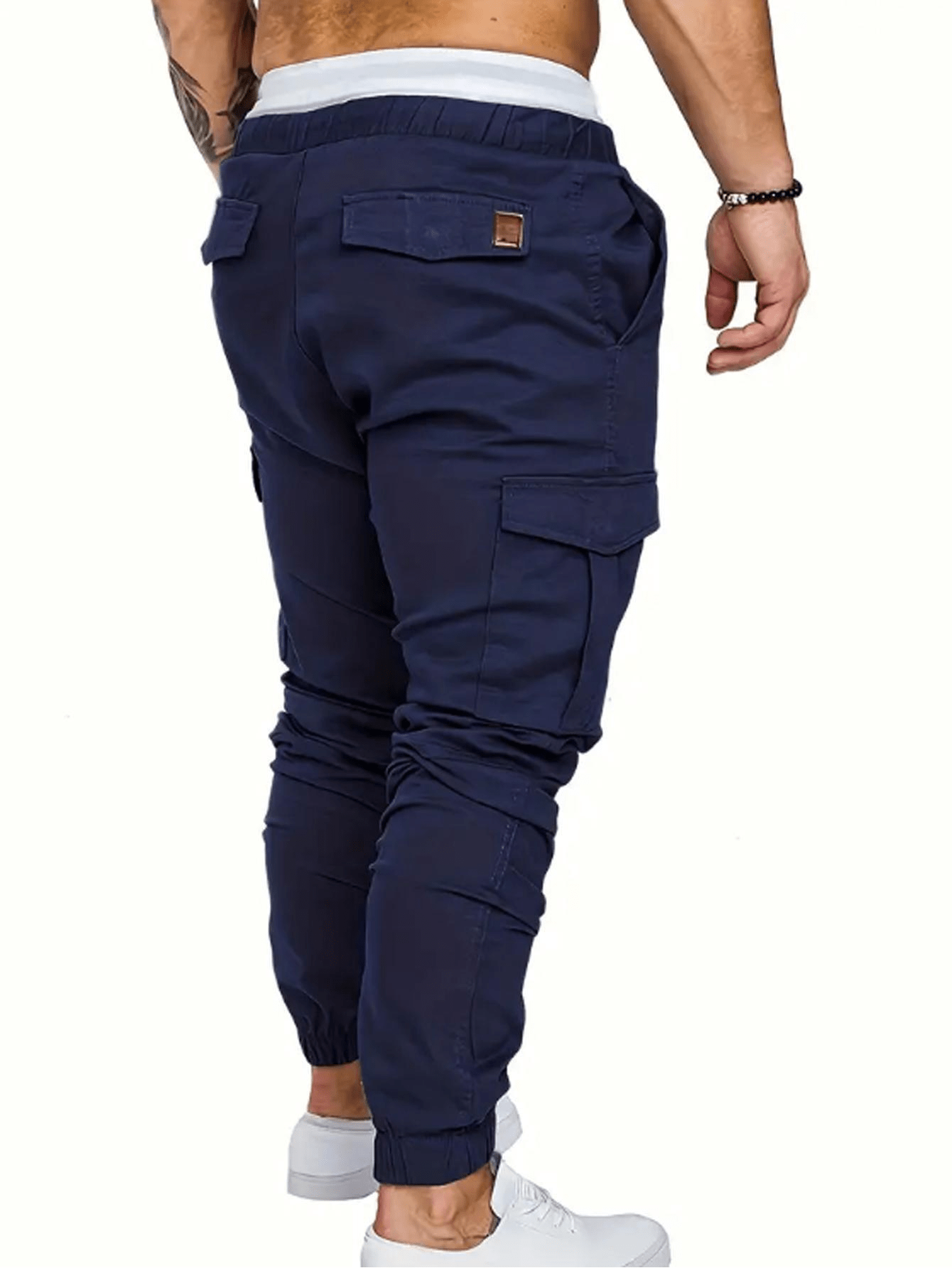 hoteel Loose Hiking Cargo Pants For Men Casual Outdoor Drawstring Tactical Pants Workout Joggers Comfort Fit Hiking Pants