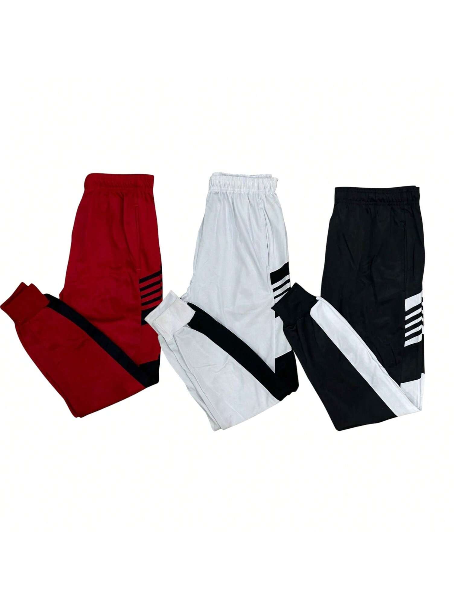 Mens 3 Pack Tricot Jogger Pants