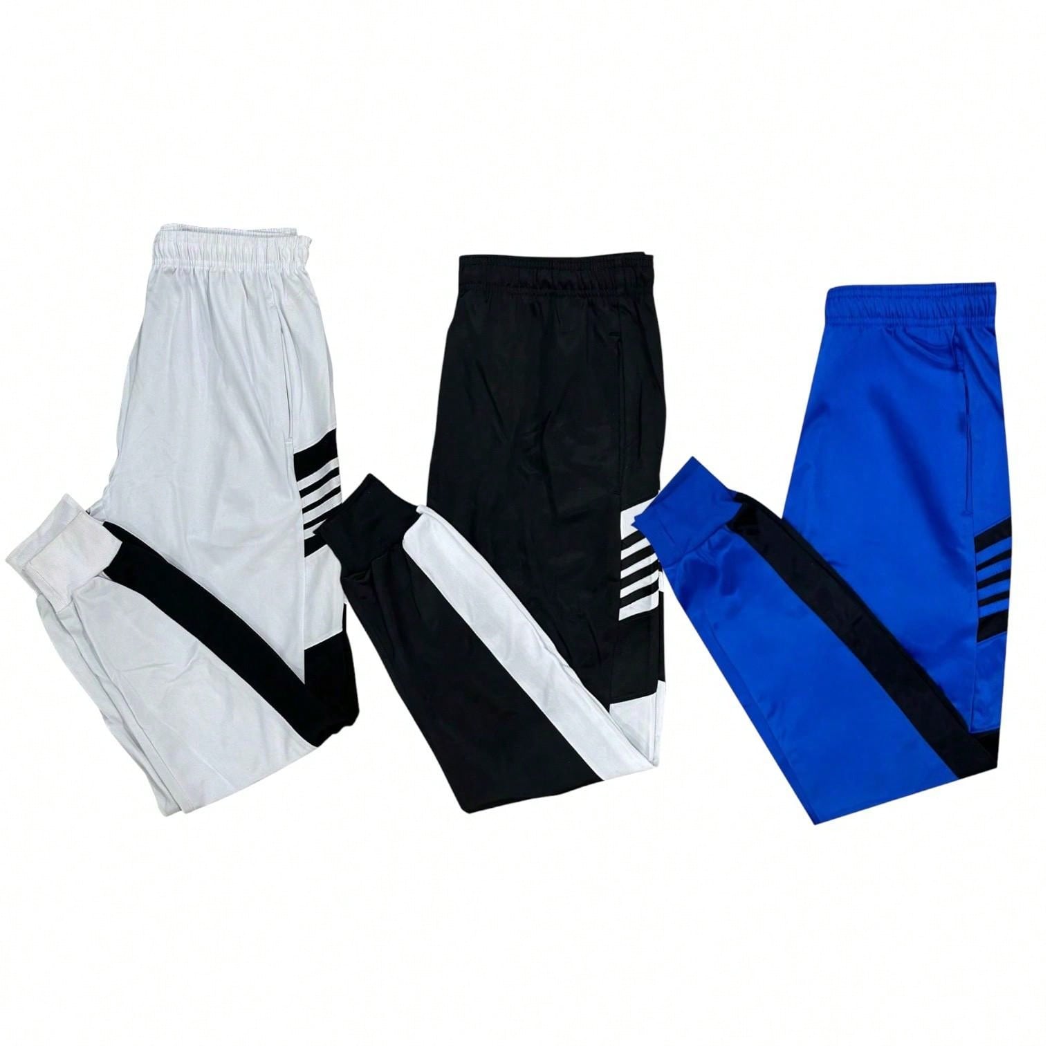 Mens 3 Pack Tricot Jogger Pants