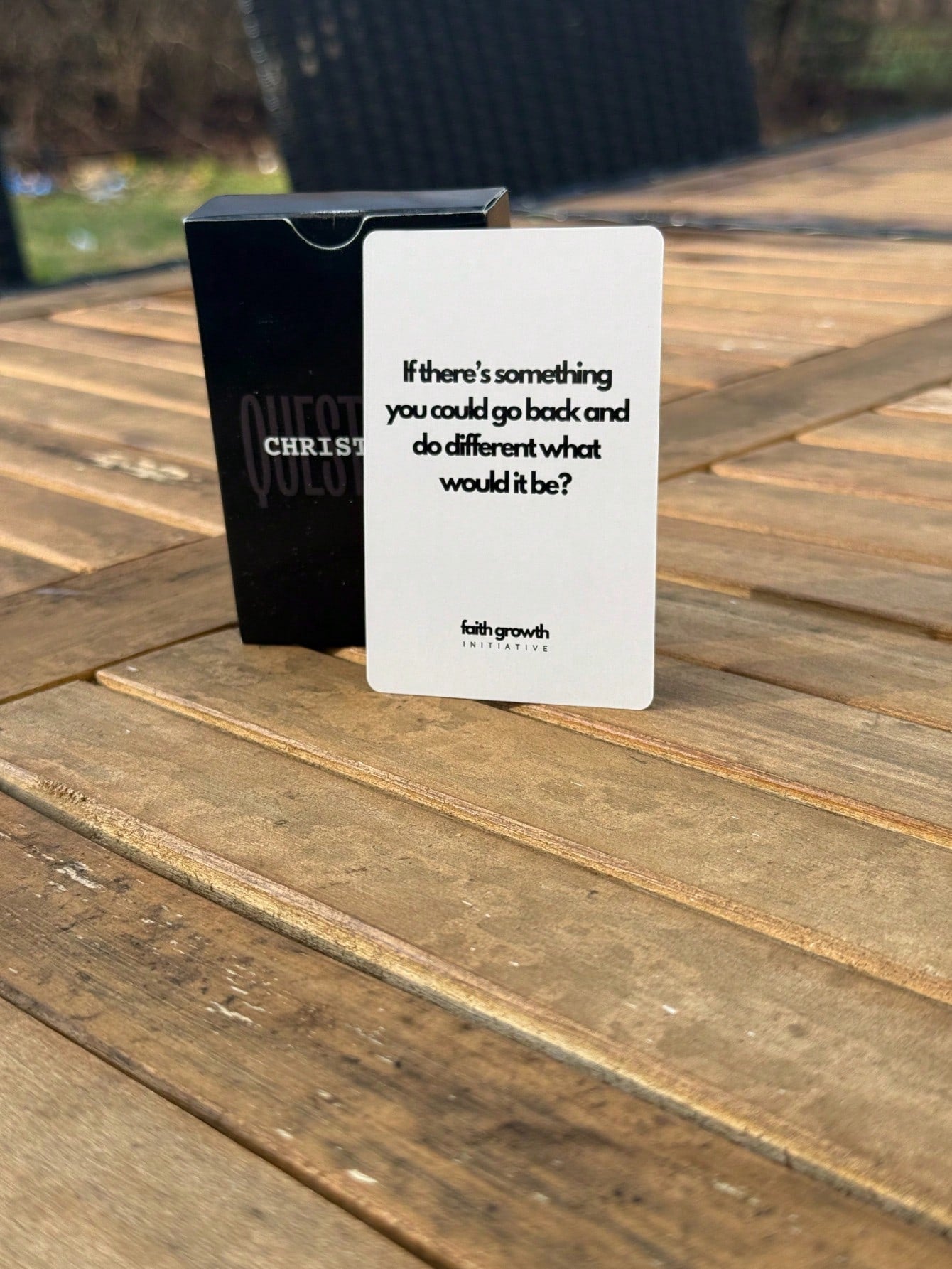 Christian Question Cards, Discuss Apply Biblical Truths Daily Life Turn Study Into A Party Game Grow Spiritually - Gifts Christmas Thanksgiving, Etc