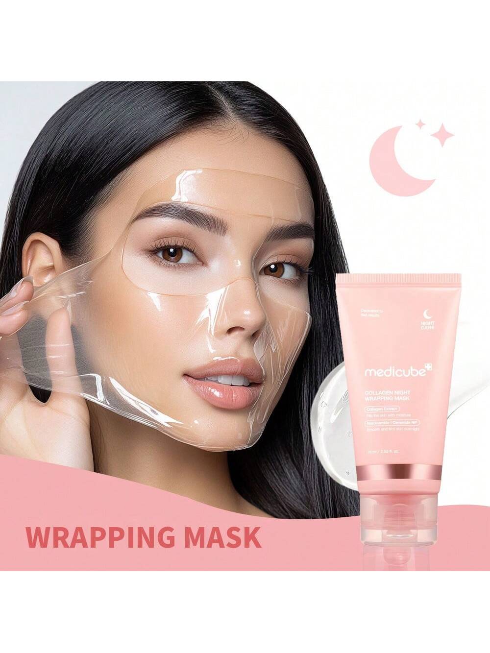 Collagen Overnight Wrapping Peel Off Facial Mask Pack - Elasticity